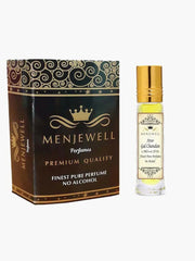 Menjewell Gul Chandan Attar 3ml 0.1 Fl.oz. Finest Pure Perfume | Long Lasting | Unisex Fragrance | Alcohol Free