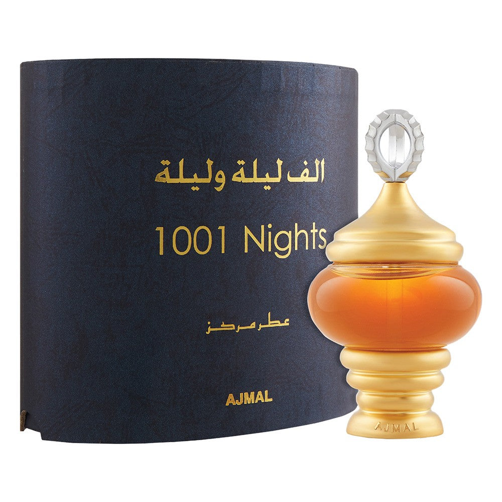 Ajmal 1001 Nights Concentrated Perfume 30ml 1.0 Fl.oz. Unisex Fragrance | Alcohol Free | Made In Dubai