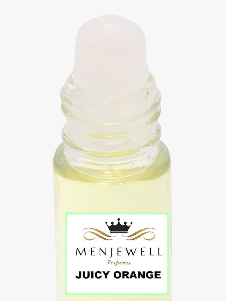 Menjewell Juicy Pineapple + Juicy Orange Eau De Perfume Attar 9ml 0.3 Fl.oz. Each Pack Of 2 | Unisex Fragrance