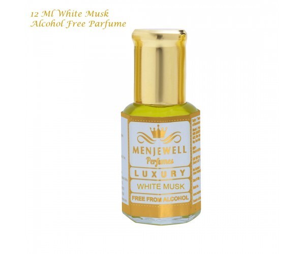 Menjewell Luxury White Musk Attar Perfume 12ml 0.4 Fl.oz. Unisex Fragrance | Long Lasting | Non Alcoholic