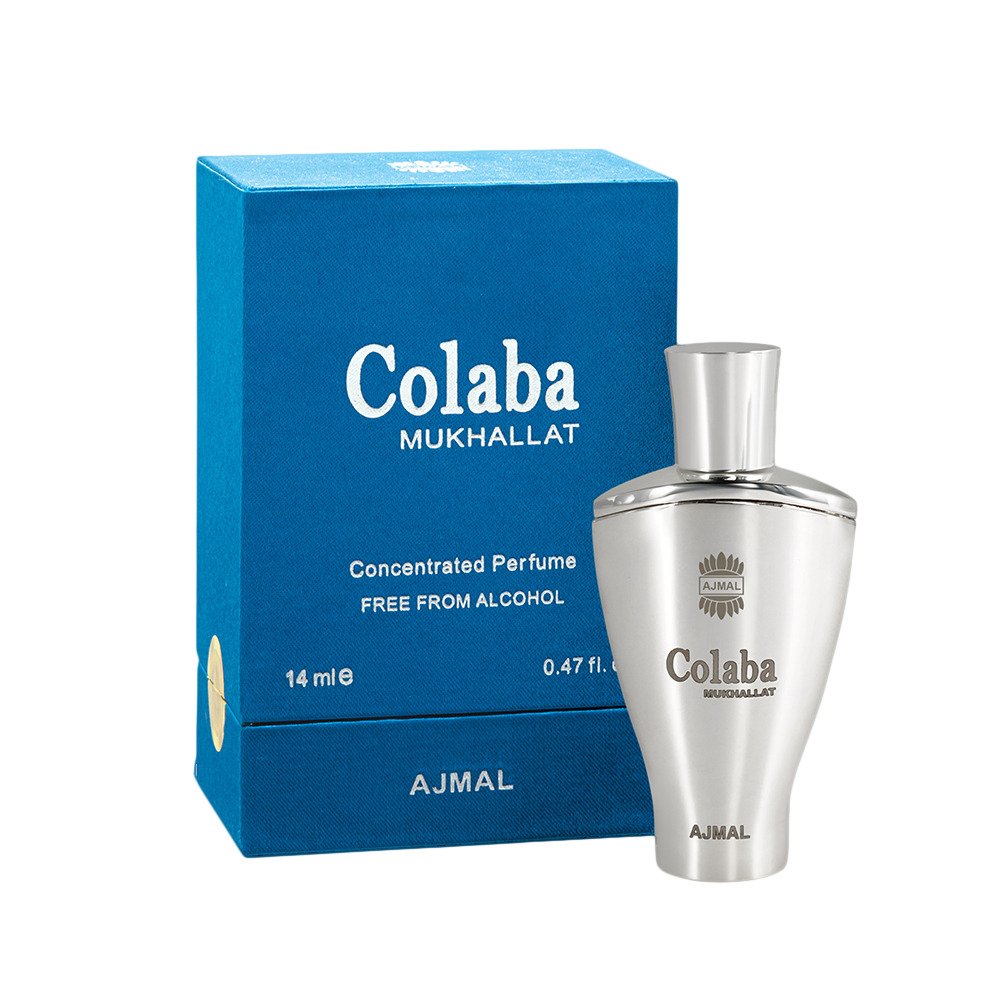 Ajmal Colaba Mukhallat Concentrated Perfume 14ml 0.47 Fl.oz. For Unisex | Free From Alcohol