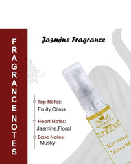 Menjewell Romantic Rains & Morning Jasmine Eau De Parfum 10ml 0.3 Fl.oz. Each Pack Of 2 | Pocket Perfume Gift Set For Wife