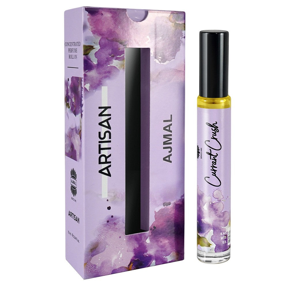 Ajmal Artisan Currant Crush Concentrated Perfume 10ml 0.3 Fl.oz. Gift For Women | Alcohol Free