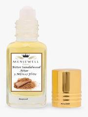 Menjewell Bitter Sandalwood Attar Perfume 5ml 0.17 Fl.oz. Unisex Fragrance Alcohol Free | Long Lasting