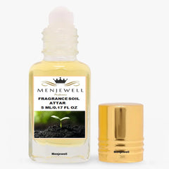 Menjewell Fragrance Soil Attar Perfume 5ml 0.17 Fl.oz. Unisex Fragrance | Long Lasting | Alcohol Free