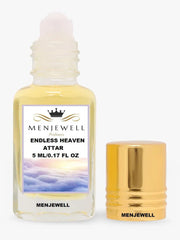 Menjewell Endless Heaven Attar Perfume 5ml 0.17 Fl.oz. Unisex Fragrance | Long Lasting | Alcohol Free