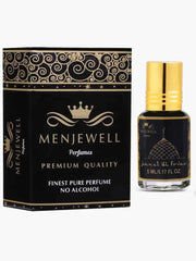 Menjewell Jannat-Ul-Firdaus Attar Perfume 5ml 0.17 Fl.oz. Unisex Fragrance Alcohol Free | Long Lasting