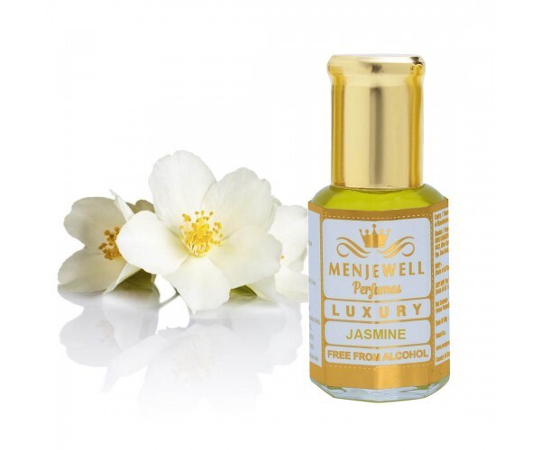 Menjewell Luxury Jasmine Attar Perfume 12ml 0.4 Fl.oz. For Men & Women | Long Lasting | Non Alcoholic