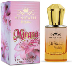 Menjewell Mirana Pink Lilly Eau De Parfum For Women 50ml 1.7 Fl.oz. Perfect Gift For Wife | Long Lasting