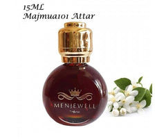 Menjewell Majmua 101 Attar Perfume 15ml 0.5 Fl.oz. Unisex Fragrance | Long Lasting | Alcohol-free