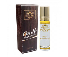 Menjewell Luxury Oudh Mukhallat Attar Roll-on Perfume 8ml 0.27 Fl.oz. Unisex Fragrance | Long Lasting | Non Alcoholic