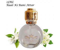 Menjewell Premium Raat Ki Rani Attar Perfume 15ml 0.5 Fl.oz. Unisex Luxury Fragrance | Long Lasting