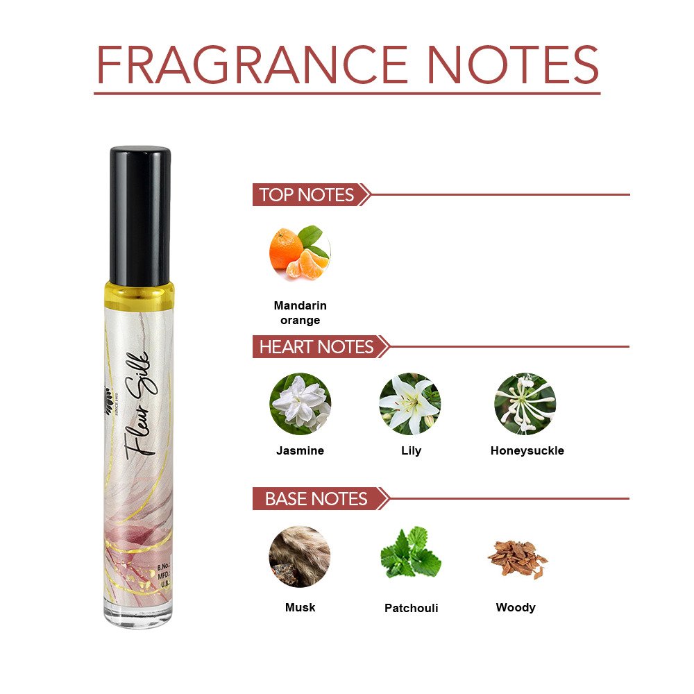 Ajmal Artisan Fleur Silk Concentrated Perfume 10ml 0.3 Fl.oz. Gift For Women | Free From Alcohol