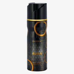 Naseem Aura Body Spray 200ml 6.7 Fl.oz. Unisex Fragrance | Long Lasting Alcohol Free