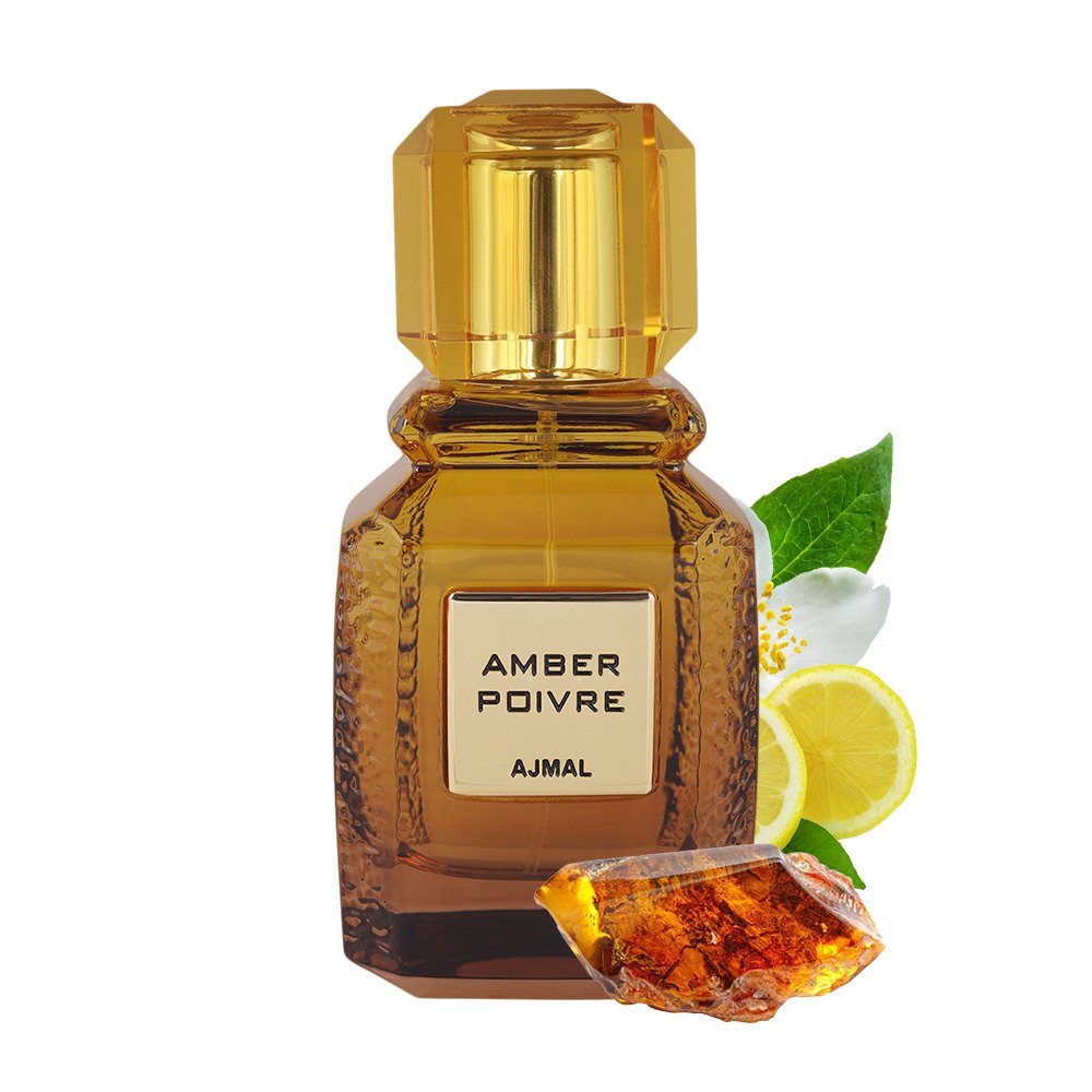 Ajmal Amber Poivre Eau De Parfum 100ml 3.4 Fl.oz. Unisex Fragrance | Long Lasting Spray