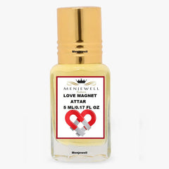 Menjewell Love Magnet Attar Perfume 5ml 0.17 Fl.oz. Unisex Fragrance | Long Lasting | Alcohol Free