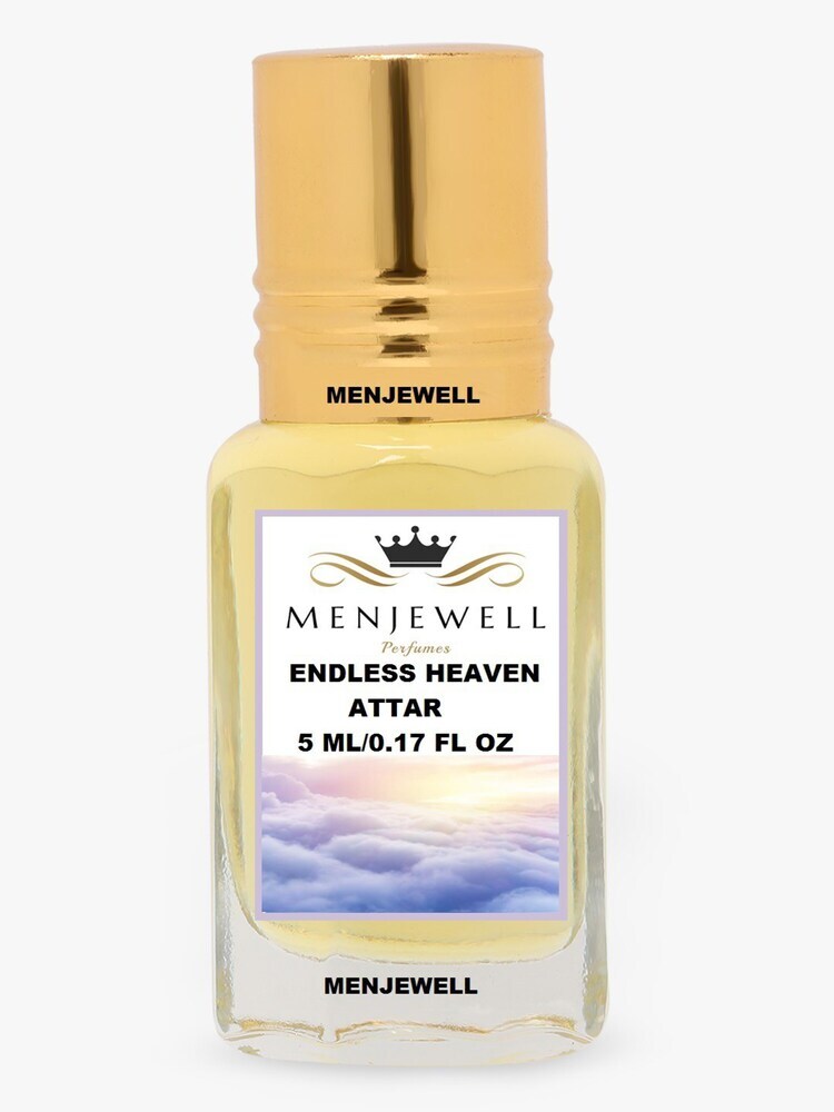 Menjewell Endless Heaven Attar Perfume 5ml 0.17 Fl.oz. Unisex Fragrance | Long Lasting | Alcohol Free