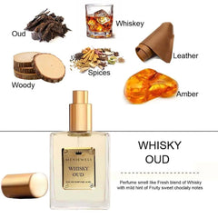 Menjewell Whisky Oud Eau De Parfum 50ml 1.7 Fl.oz. Gift For Men | Long-lasting