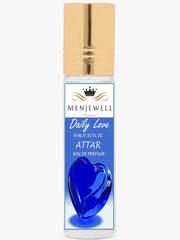 Menjewell Daily Love Eau De Perfume Attar 9ml 0.3 Fl.oz. | Long Lasting | Unisex Fragrance | Alcohol Free