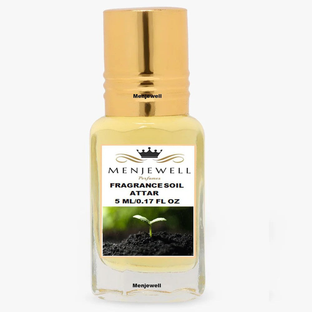 Menjewell Fragrance Soil Attar Perfume 5ml 0.17 Fl.oz. Unisex Fragrance | Long Lasting | Alcohol Free