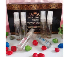 Menjewell Set Of 6 Fine Fragrance Eau De Perfume 0.3 Fl.oz. Each | Combo Pack For Women