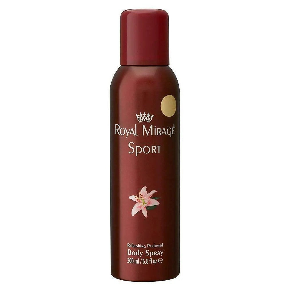 Royal Mirage Sport Refreshing Perfumed Body Spray 200ml 6.8 Fl.oz. Unisex Fragrance