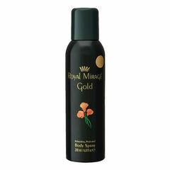 Royal Mirage Gold Refreshing Perfumed Body Spray 200ml 6.8 Fl.oz. Unisex Fragrance | Long Lasting