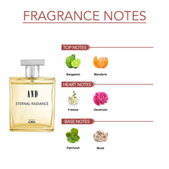 Ajmal And Eternal Radiance Eau De Parfum 50ml 1.7 Fl.oz. Gift For Women | Long Lasting Scent Spray