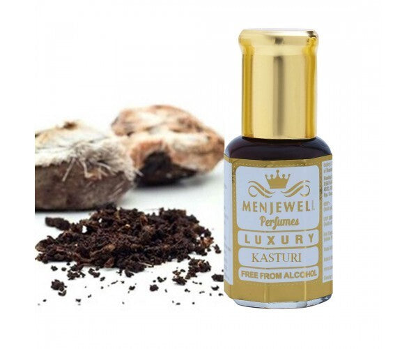 Menjewell Luxury Kasturi Attar Perfume 12ml 0.4 Fl.oz. Unisex Fragrance | Long Lasting | Non Alcoholic