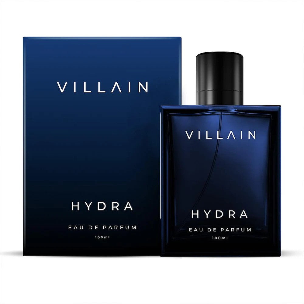 Villain Hydra Eau De Parfum 100ml 3.4 Fl.oz. Best Gift For Husband | Masculine Fragrance | Long Lasting