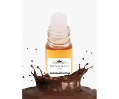 Menjewell Chocolate Eau De Perfume Attar 9ml 0.3 Fl.oz. Long Lasting Unisex Fragrance | Alcohol Free