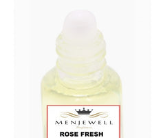 Menjewell Rose Fresh Attar Perfume 5ml 0.17 Fl.oz. Unisex Fragrance | Long Lasting | Alcohol Free