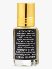 Menjewell Sandalwood Chandan Attar Perfume 5ml 0.17 Fl.oz. Unisex Fragrance | Long Lasting