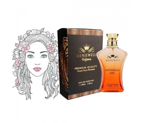 Menjewell Mysterious Girl Eau De Parfum 100ml 3.4 Fl.oz. Long Lasting | Perfect Gift For Girlfriend