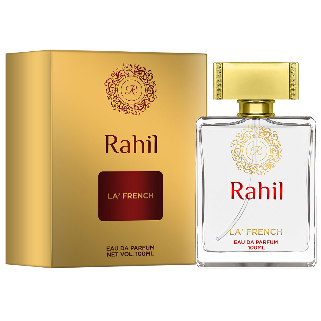 La French Rahil Eau De Parfum 100ml 3.4 Fl.oz. | Long Lasting & No Gas Fragrance For Unisex