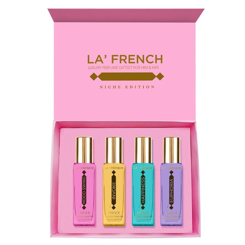 La French Niche Edition Luxury Perfume Gift Set For Unisex 20ml 0.6 Fl.oz. Each X4