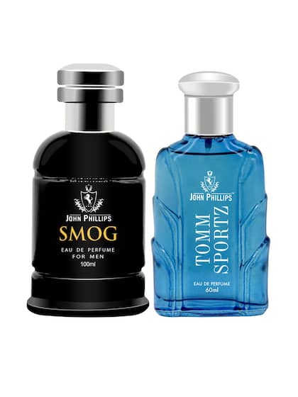 John Phillips Smog 100ml 3.4 Fl.oz. & Tomm Sportz Eau De Perfume 60ml 2 Fl.oz. | Combo Of 2 For Men & Women