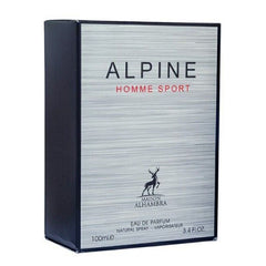 ALPINE HOMME SPORT BY MAISON ALHAMBRA EAU DE PARFUM FOR MEN 100ML 3.4FL.OZ.