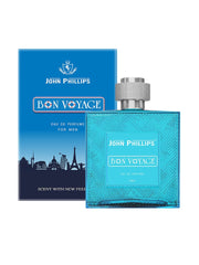 John Phillips  Luxury Titanic & Bon Voyage Eau De Parfum 100ml 3.4 Fl.oz. Each Pack Of 2 | French Perfume Combo Gift Set For Men