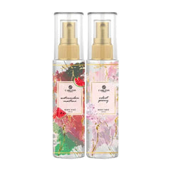 CARLTON LONDON PERFUME WATERMELON & VELVET PEONY BODY MIST 250ML 8.4 FL.OZ. EACH X2