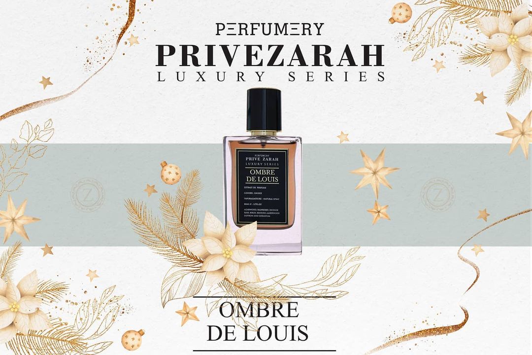 Prive Zarah Ombre De Louis Extrait De Parfum 80ml 2.7 Fl.oz. Unisex Fragrance | Long Lasting | Daily Wear