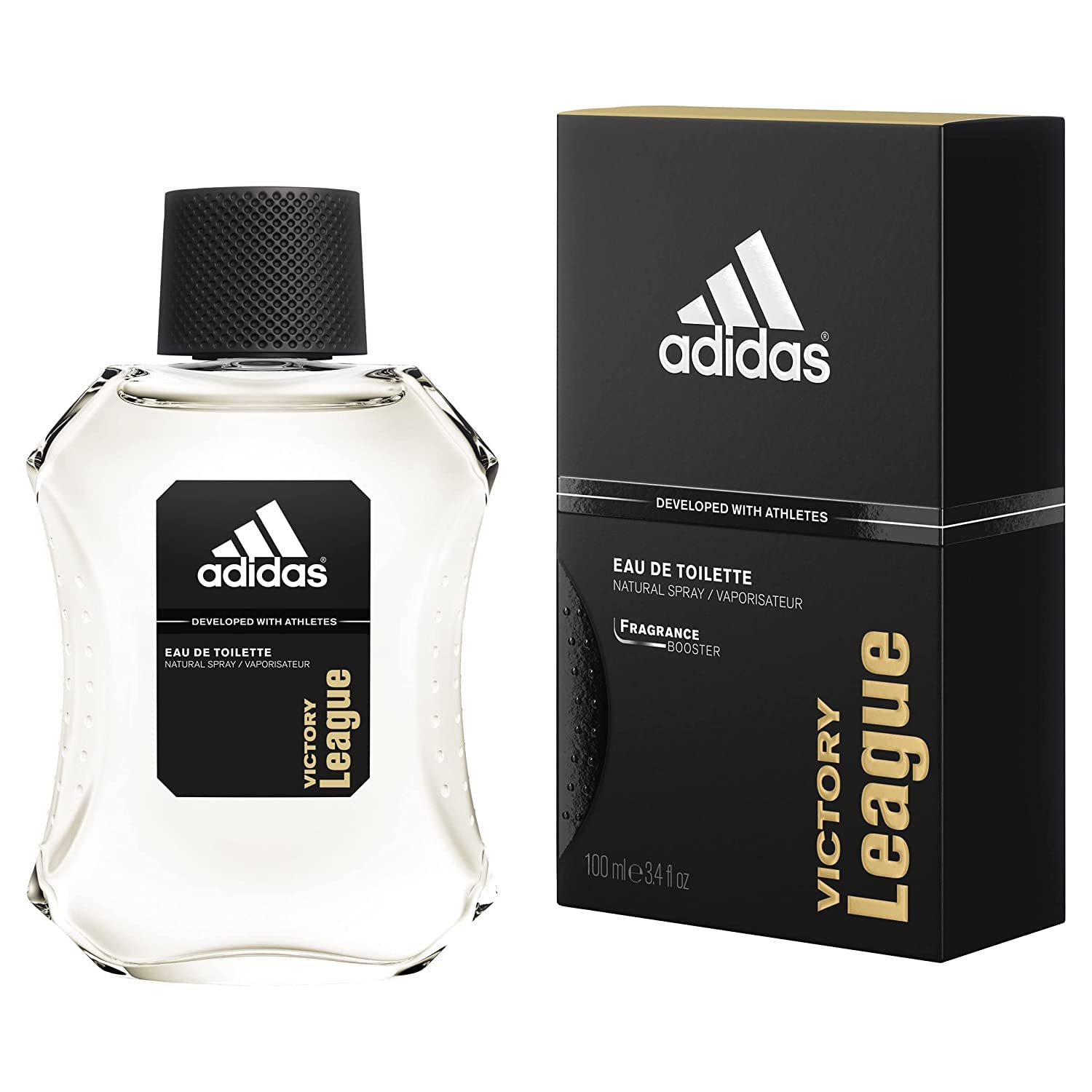 Adidas Victory League Eau De Toilette Spray 100ml 3.4 Fl.oz. Developed With Athletes | Unisex Fragrance Booster