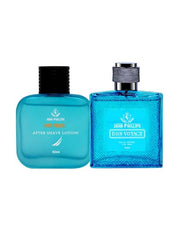 John Phillips Bon Voyage Eau De French Perfume 100ml 3.4 Fl.oz. & Day Fresh After Shave Lotion 50ml 1.6 Fl.oz. | For Men