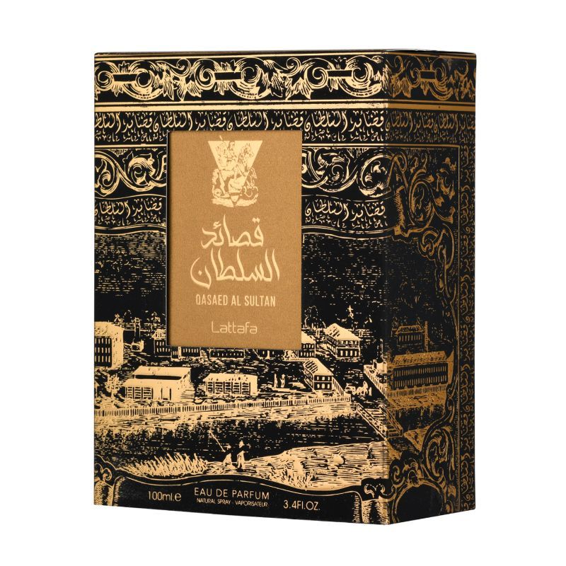 Lattafa Qasaed Al Sultan Eau De Parfum 100ml 3.4 Fl.oz. Unisex Fragrance | Long Lasting