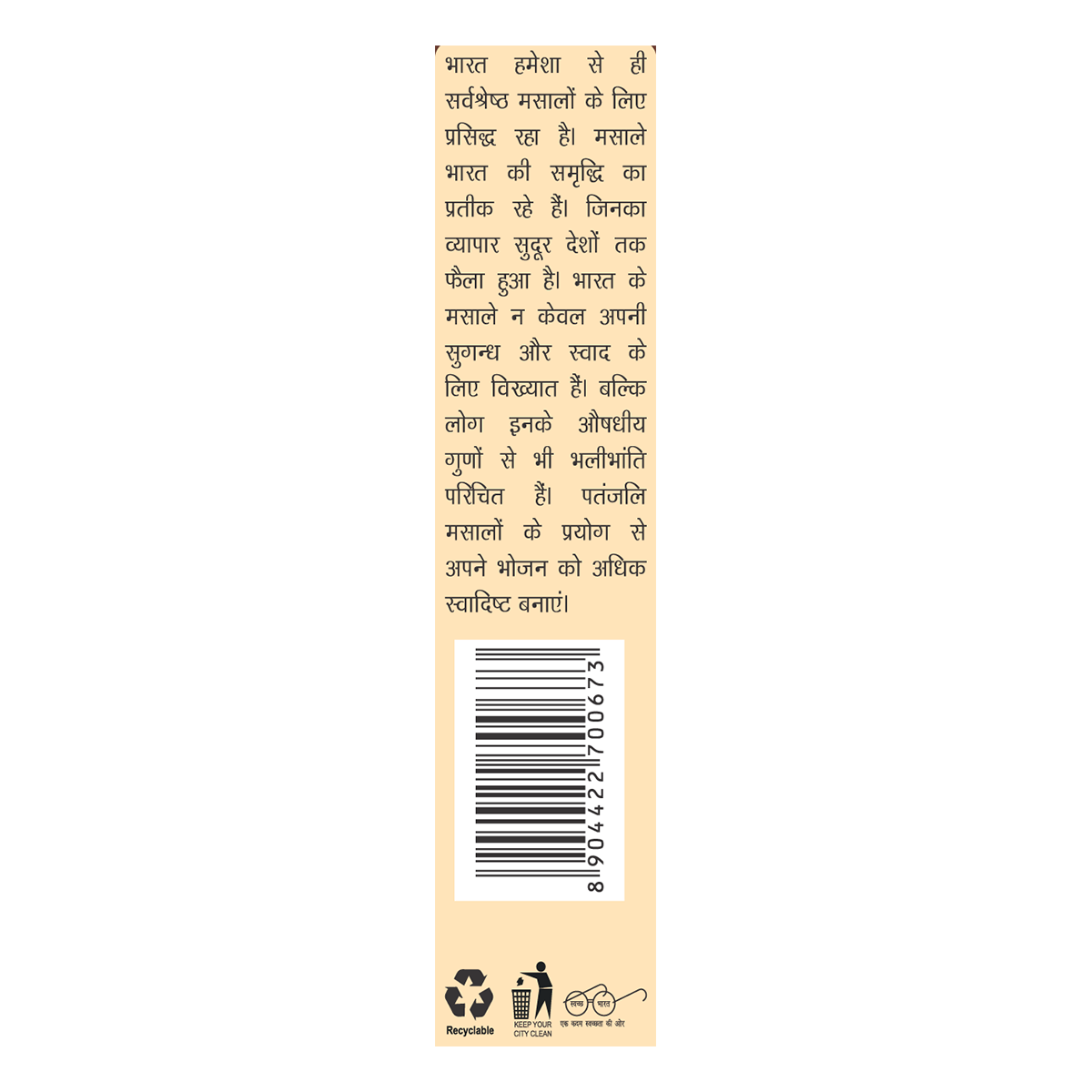 Patanjali Garam Masala 100gm