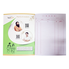 Patanjali Gyanpath Notebook (18x24 Cm) Green, 172pages Square, Pack Of 1