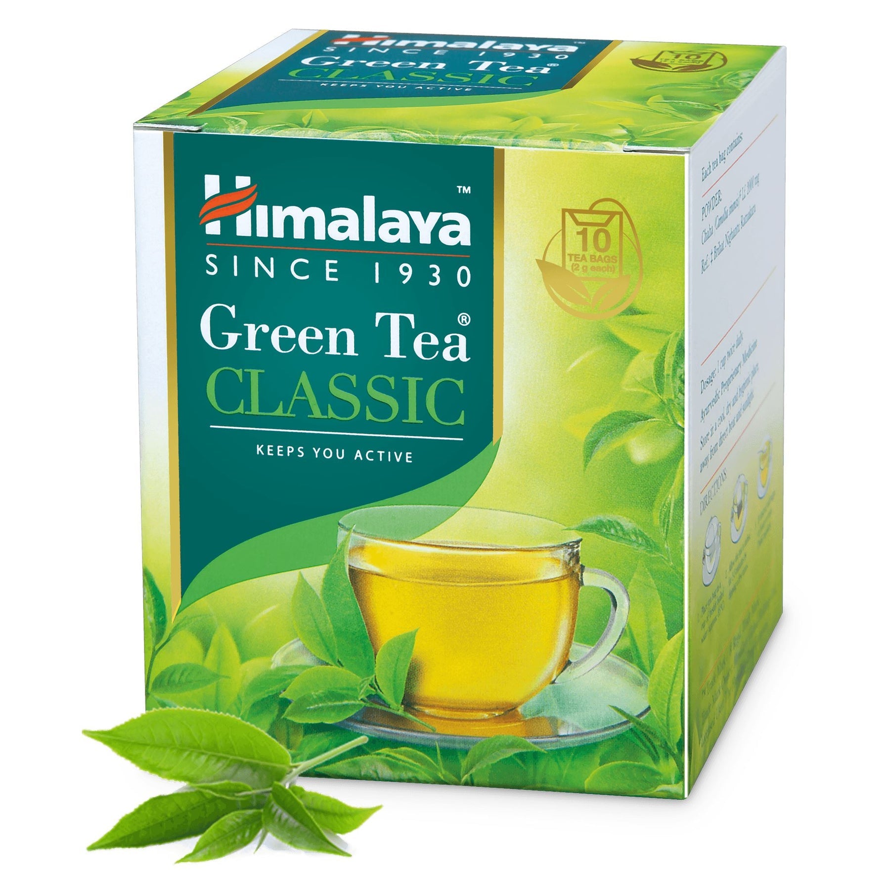 Himalaya Green Tea Is A Potent Antioxidant, Which Builds The Body's Immunity | 10 Tea Bags