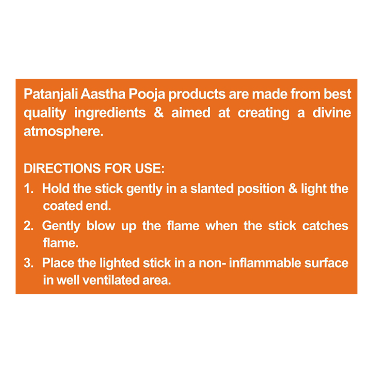 Patanjali Aastha Agarbatti Gugal, With Exquisite, Soothing & Long Lasting Aroma | 16gm
