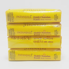 Patanjali Haldi Chandan Kanti Body Cleanser, Pack Of 4, With Nourishing & Hydrating The Skin,180gm
