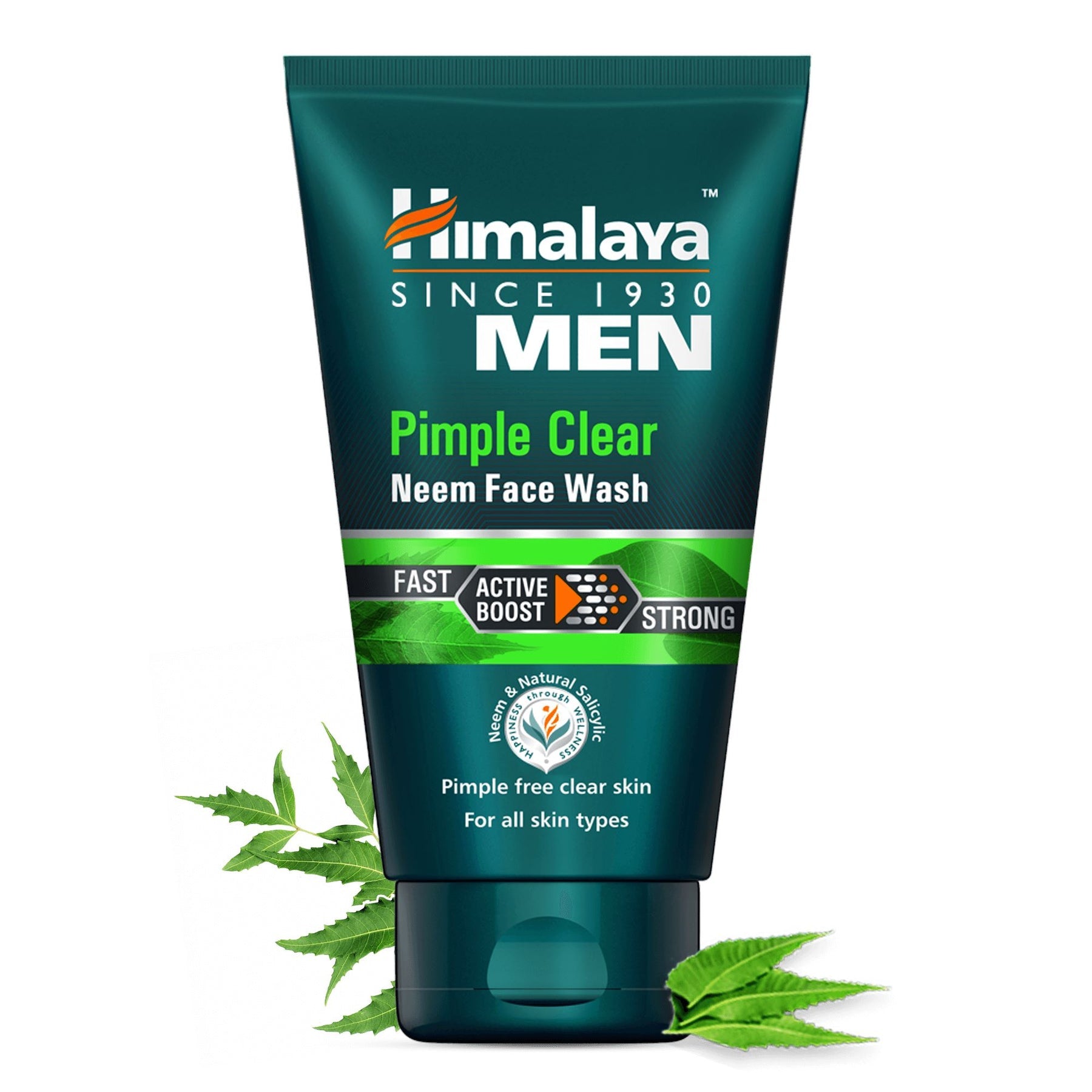 Himalaya Men Pimple Clear Neem Face Wash, Fast & Strong Action On Pimples | 50ml